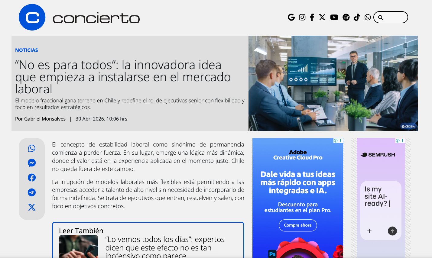 Instalacion de nuevo modelo de trabajo
